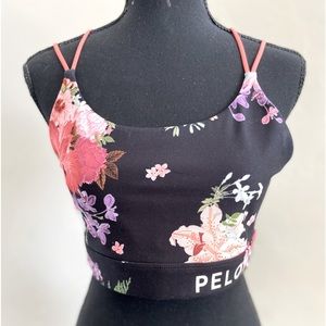 Peleton Floral Sports Bra